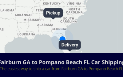 Car shipping from Fairburn Ga to Pompano Beach FL